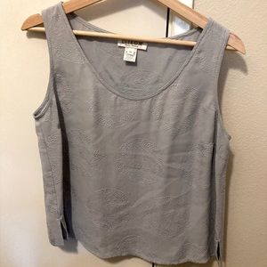 Citron Santa Monica Silk Tank Blouse Medium